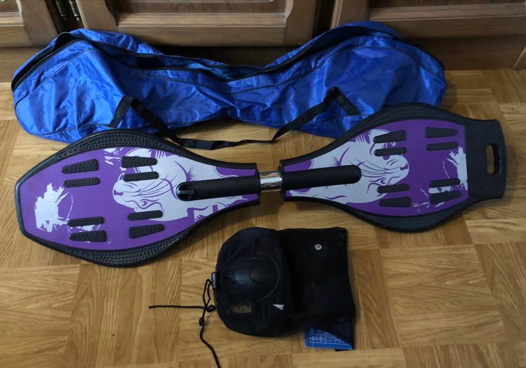 Waveboard met gratis beschermingsset - Medium, Ophalen, Zo goed als nieuw, Waveboard