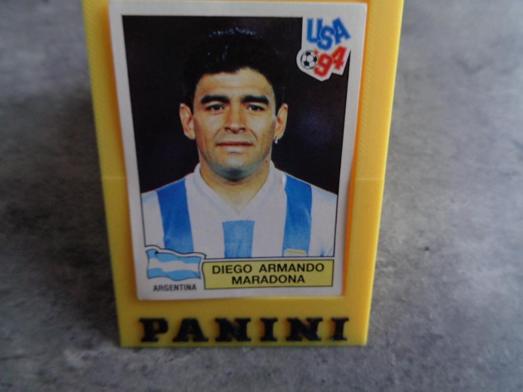 PANINI VOETBAL STICKER WORLD CUP USA 94 MARADONA 257, Hobby en Vrije tijd, Stickers en Plaatjes, Sticker, Ophalen of Verzenden