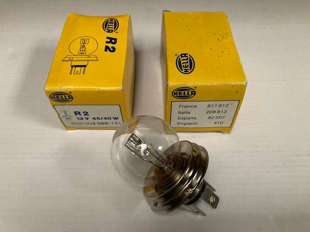 Koplampen oldtimer nos hella 12v 45/40 W, Enlèvement, Neuf, Pièces universelles
