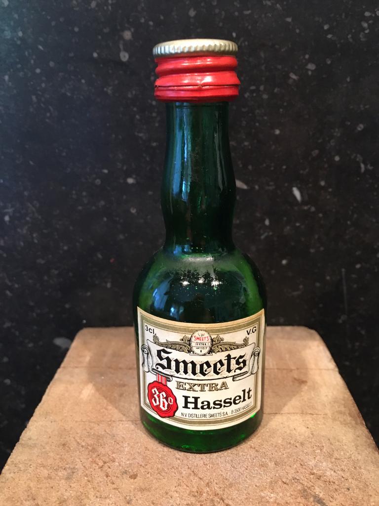SMEETS jenever extra 36 flesje 3 cl, Enlèvement ou Envoi, Comme neuf, Autres types