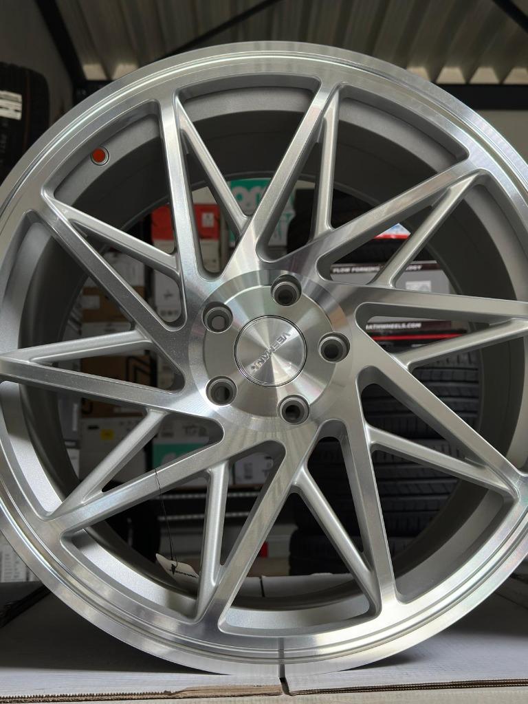 20 inch breedset – Veemann V-FS35 – 5x120 – Silver, Enlèvement, Neuf, BMW