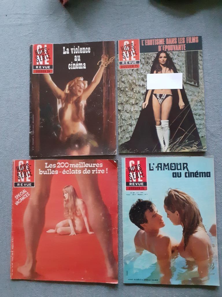 Ciné Revue 1974-1975, 4x  hors série over film, Ophalen of Verzenden, Zo goed als nieuw, Film, Overige typen