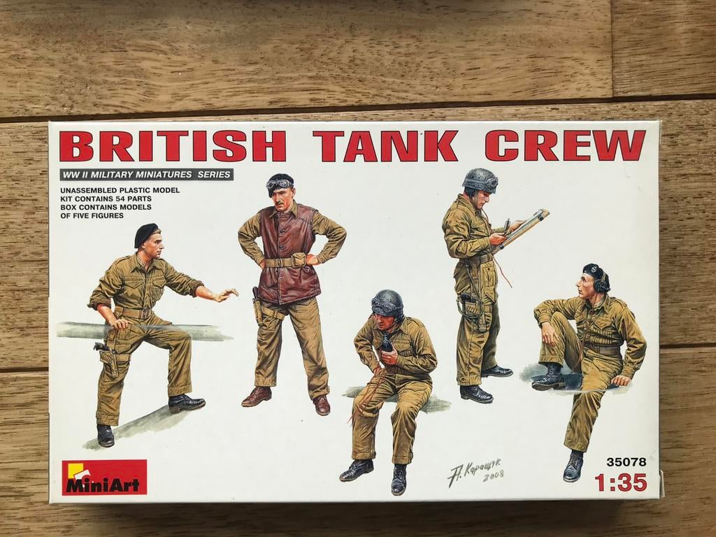 1/35 MINIART BRITISH TANK CREW, Enlèvement ou Envoi, Neuf