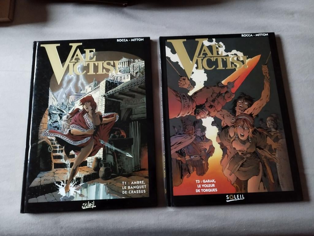 Vae Victis! Toms 1 et 3 rééditions Rocca-Mitton, Livres, BD, Comme neuf, Série complète ou Série, Enlèvement ou Envoi