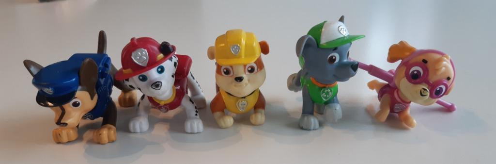 Paw Patrol 5 pups, Ophalen of Verzenden, Gebruikt