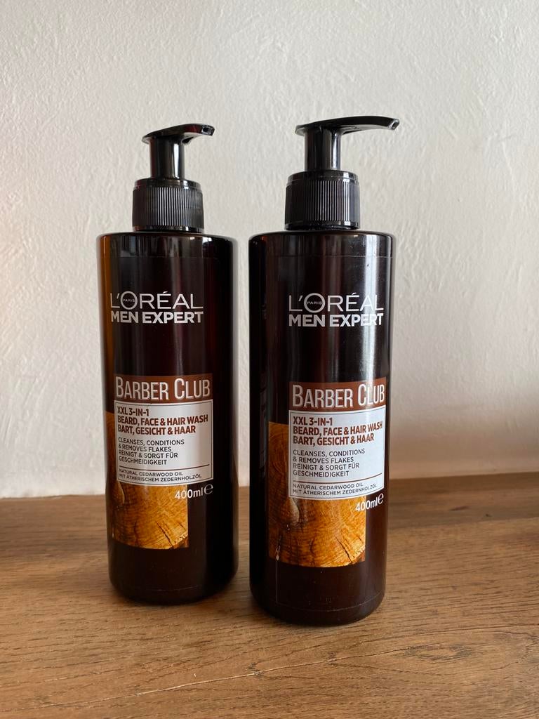 L’Oreal Barber Club xxl baard en face wash, Ophalen, Nieuw