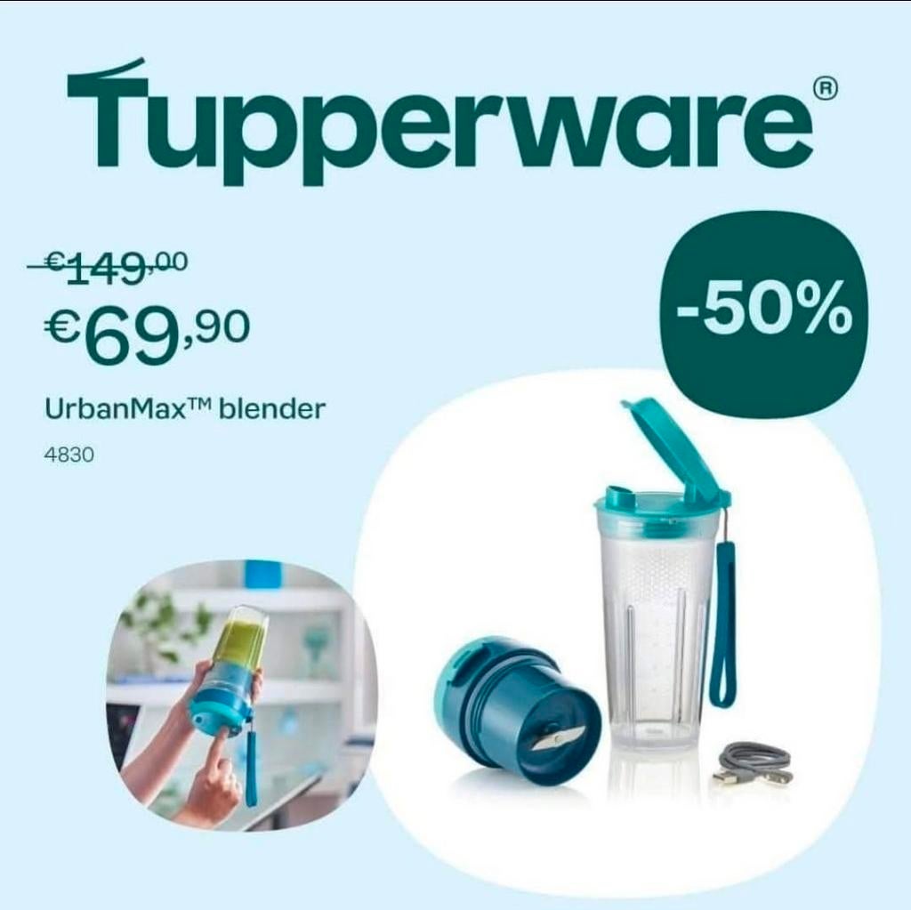 Tupperware Urbanmax Blender, Ophalen of Verzenden, Nieuw