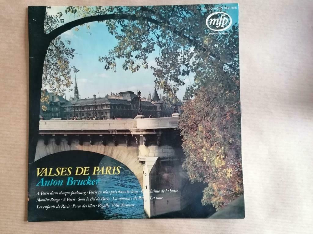 33T Anton Brucker et son grand orchestre – Valses de Paris L, Enlèvement ou Envoi