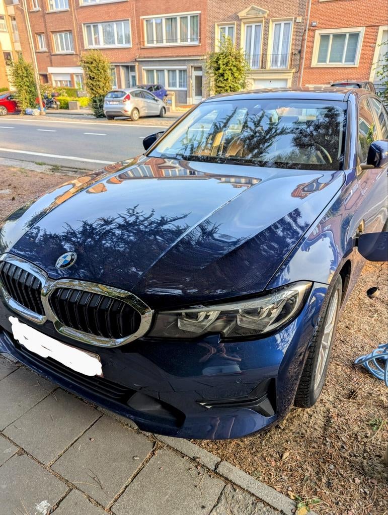 BMW 330e 292cv G20 Hybrid - 60.000 km - niets te verwachten, Auto's, 215 kW, Blauw, Bruin, 3 Reeks