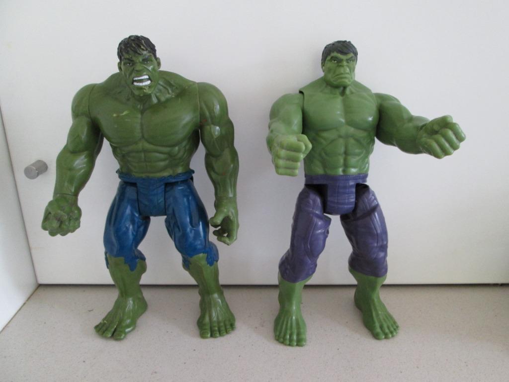 2 actie figuren; De Hulk Marvel Hasbro 30cm hoog van 2013 /2, Enfants & Bébés, Jouets | Figurines, Enlèvement ou Envoi, Utilisé