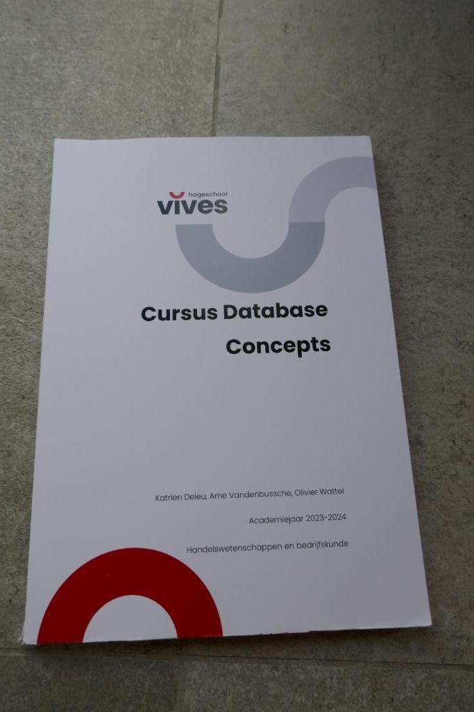 Cursus Database Concepts, Computers en Software, Educatie- en Cursussoftware, Nieuw, Software cursus, Ophalen of Verzenden