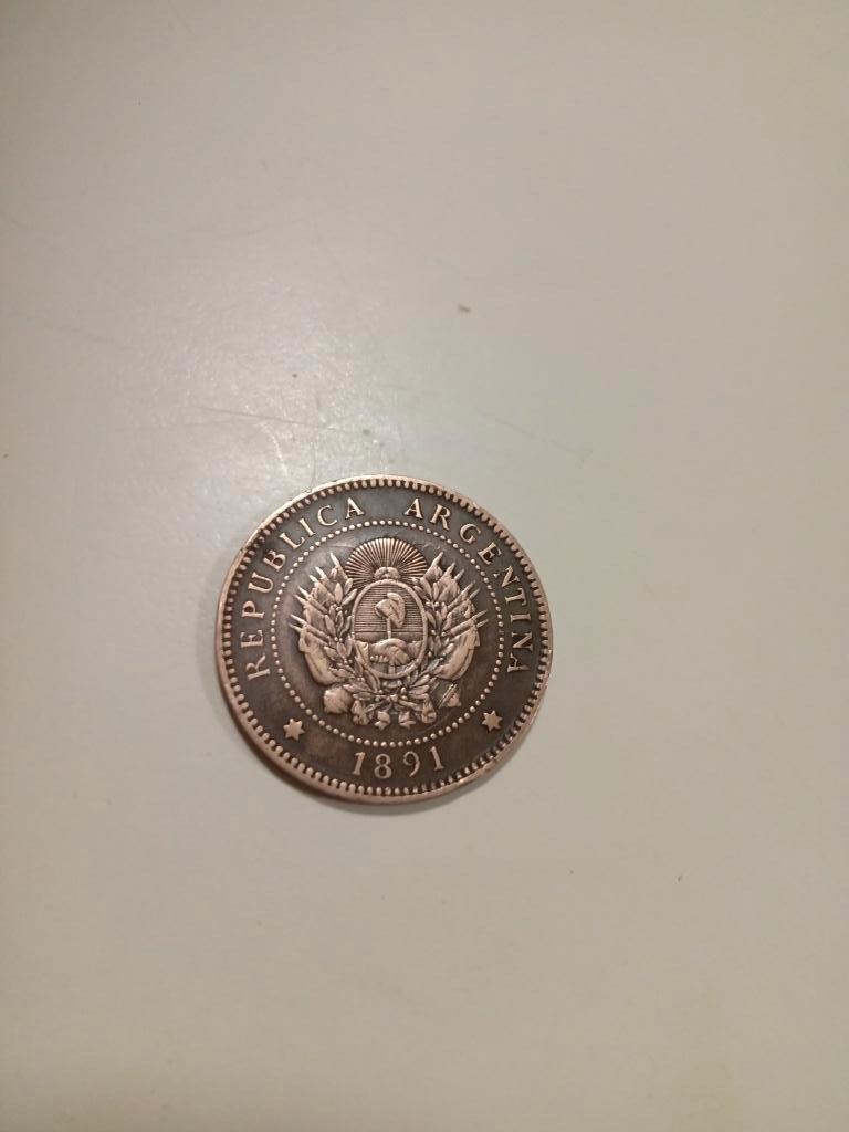 1 Centavo, Argentinië, 1891, Judine, Ophalen of Verzenden