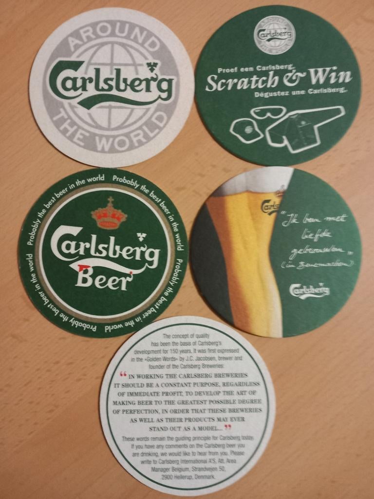 Sous-bocks Carlsberg (149), Enlèvement ou Envoi, Comme neuf