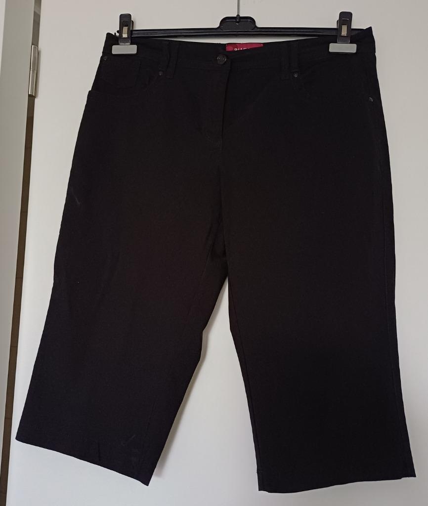 zwarte kniebroek, Kleding | Dames, Broeken en Pantalons, Biaggini, Kort, Zwart, Maat 42/44 (L)