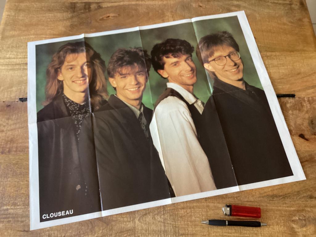 XL Poster CLOUSEAU 🕵🏼‍♂️🎸🎶, Verzamelen, Ophalen of Verzenden, Zo goed als nieuw, Rechthoekig Liggend, Muziek