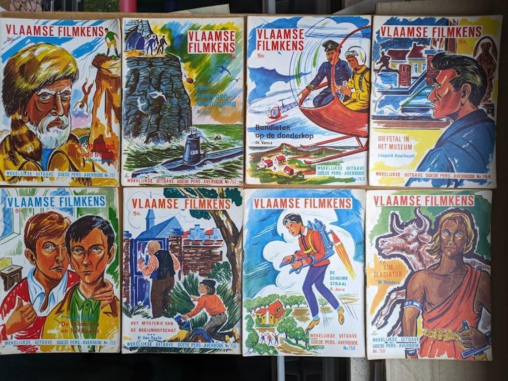 8 Vlaamse Filmpjes uit jaren ’60, Ophalen of Verzenden, Gelezen