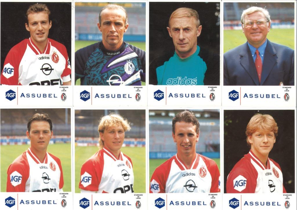 cartes de fans Standard de Liège saison de foot 1995-96, Enlèvement, Comme neuf, Cartes de joueur