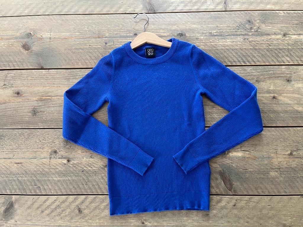 JBC (Groggy), kobalt truitje maatje 152 XXS, Kinderen en Baby's, Kinderkleding | Maat 152, Ophalen of Verzenden, JBC, Meisje, Shirt of Longsleeve