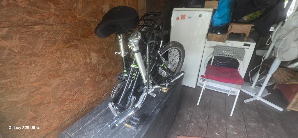 Plooifiets elektrisch, Fietsen en Brommers, Gebruikt, Totaal opvouwbaar, Dames, Ophalen