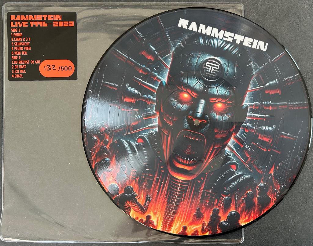 RAMMSTEIN - Live 1996-2023 ( LP; picture disc ), Ophalen of Verzenden, Zo goed als nieuw