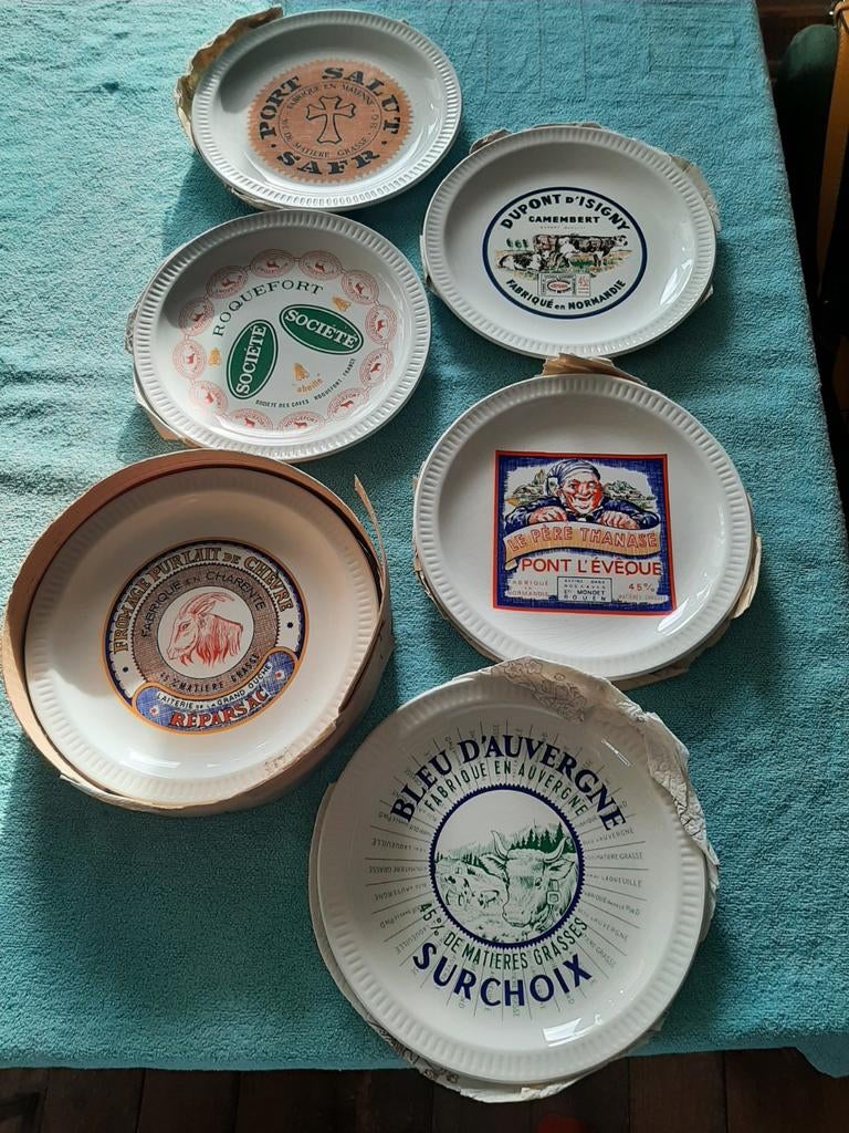 vintage kaasbordjes van St.Amand 60's, Ophalen