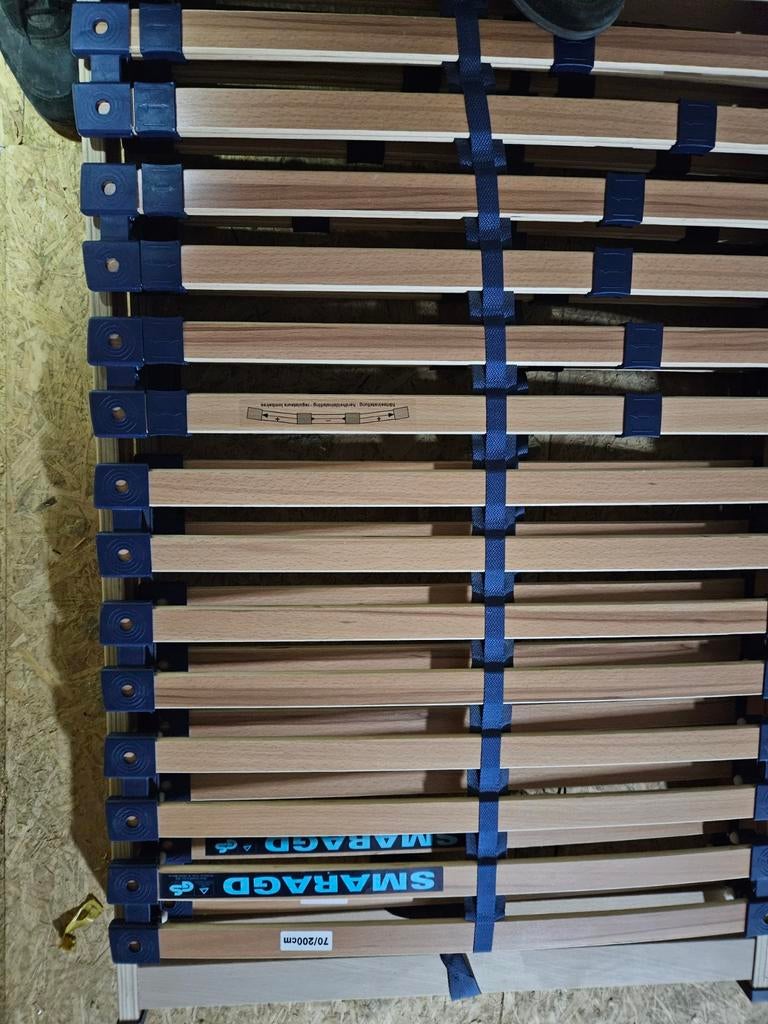 Lattenbodem en matras, Huis en Inrichting, Slaapkamer | Matrassen en Bedbodems, Ophalen, Gebruikt, Eenpersoons, 140 cm