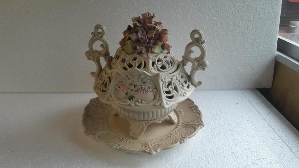 Vintage Terrine met bord, Ophalen of Verzenden