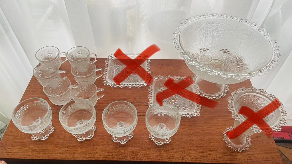 Set 11 stuks Masserini glas, ongeschonden, Ophalen of Verzenden
