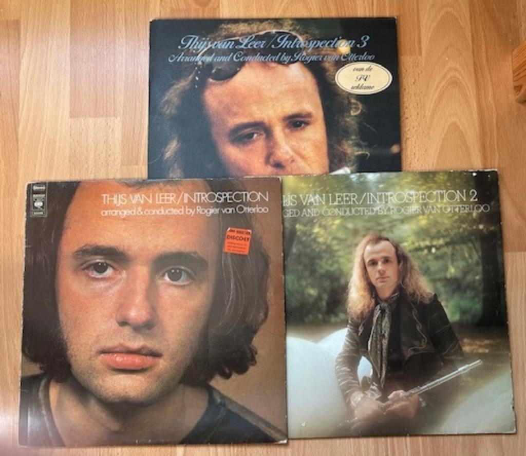 3 LP THIJS VAN LEER -INTROSPECTION 1, 2 et 3 CLASSIC IN POP, Envoi, Utilisé, 12 pouces