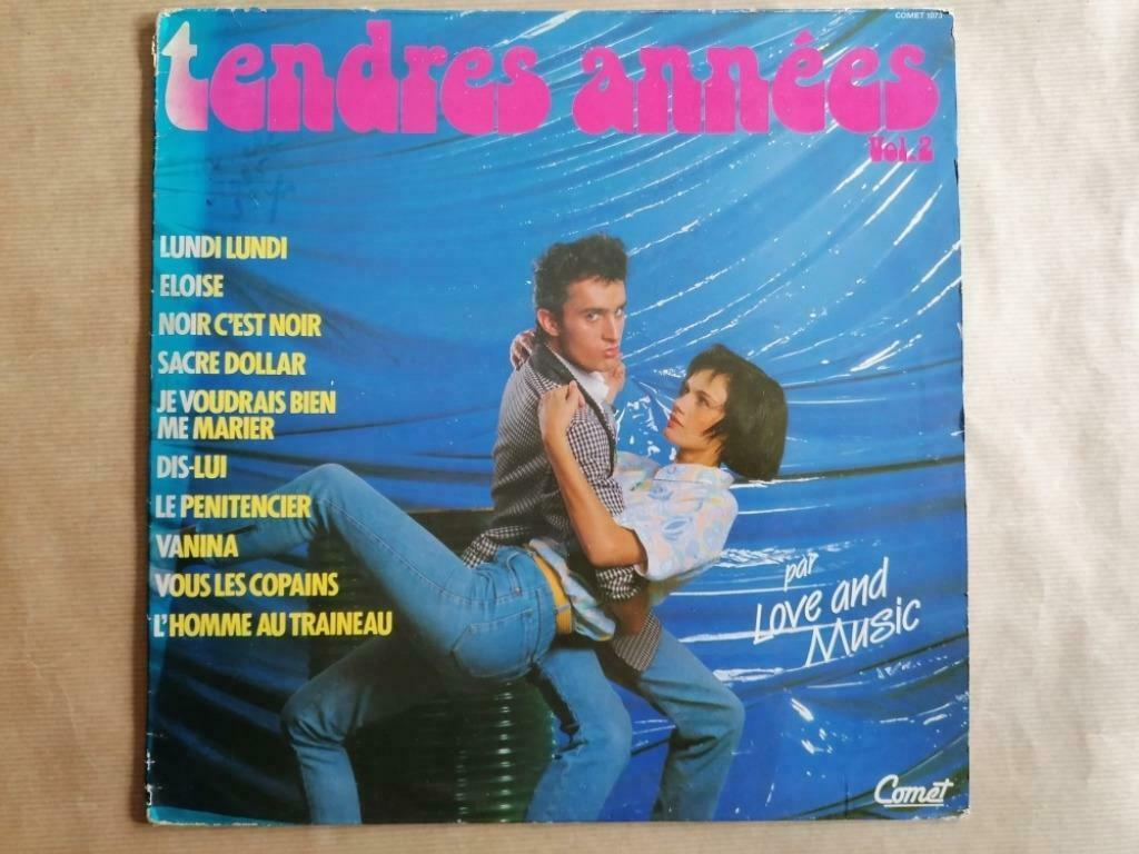 33T  Tendres Années vol.2 par Love and Music Label: COMET 10, Enlèvement ou Envoi