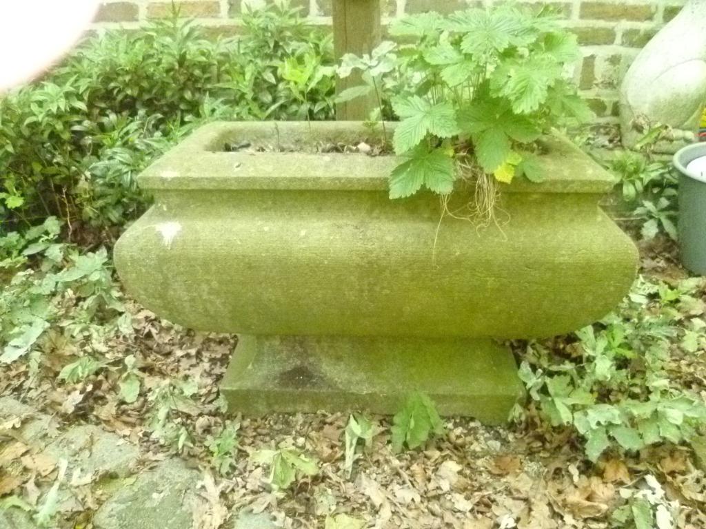 vintage arduinen bloembak, Tuin en Terras, Ophalen of Verzenden, Gebruikt