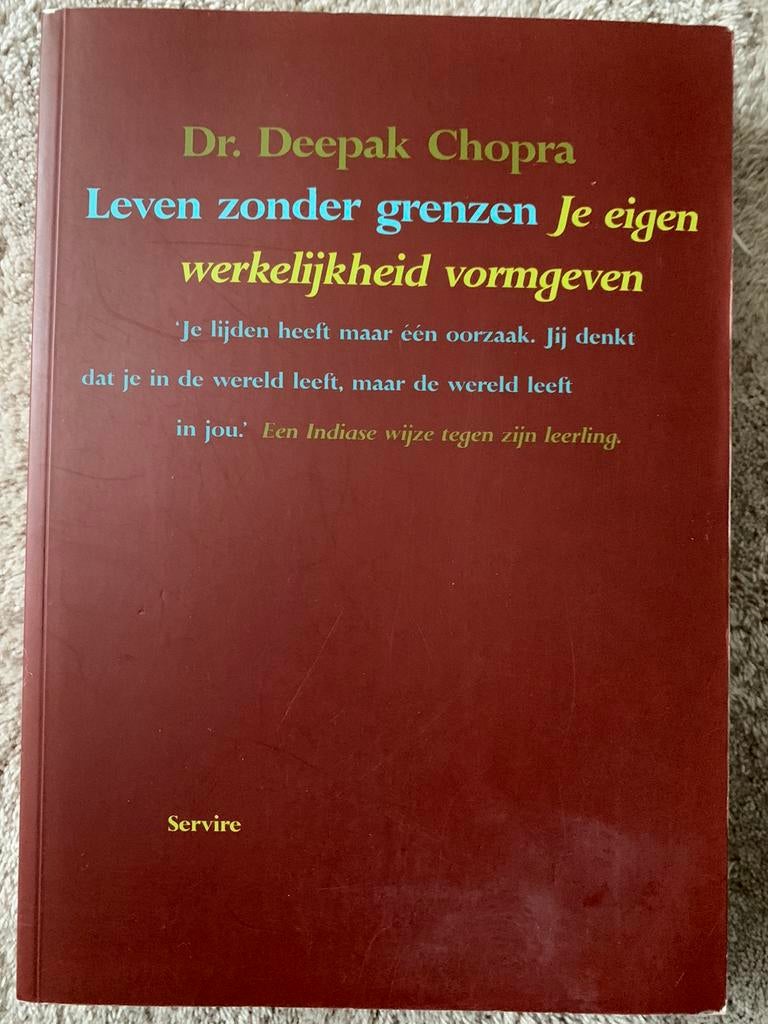 Deepak Chopra - Leven zonder grenzen, Boeken, Filosofie, Ophalen of Verzenden, Overige onderwerpen, Deepak Chopra