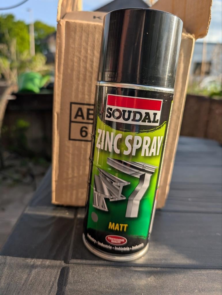 Zinc spray, Enlèvement