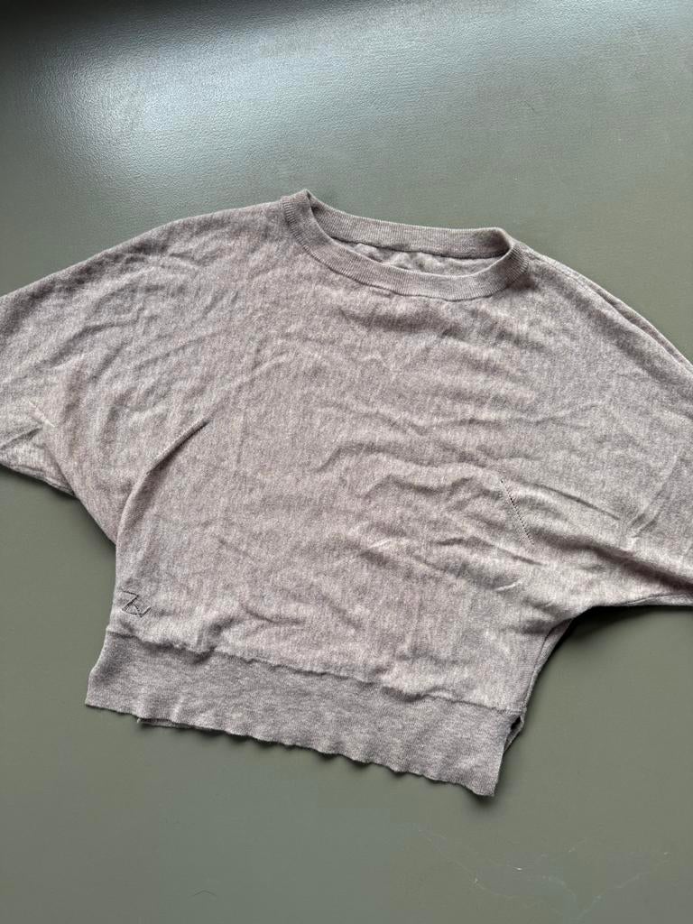 Weinig gedr wol/cashmere trui Zadig & Voltaire, Kleding | Dames, Verzenden, Maat 36 (S), Beige