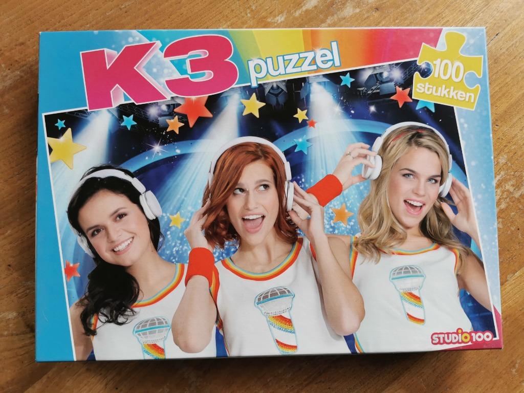 Puzzel K3 - 100 stukken, Enlèvement ou Envoi, Plus de 50 pièces, Utilisé, 6 ans ou plus