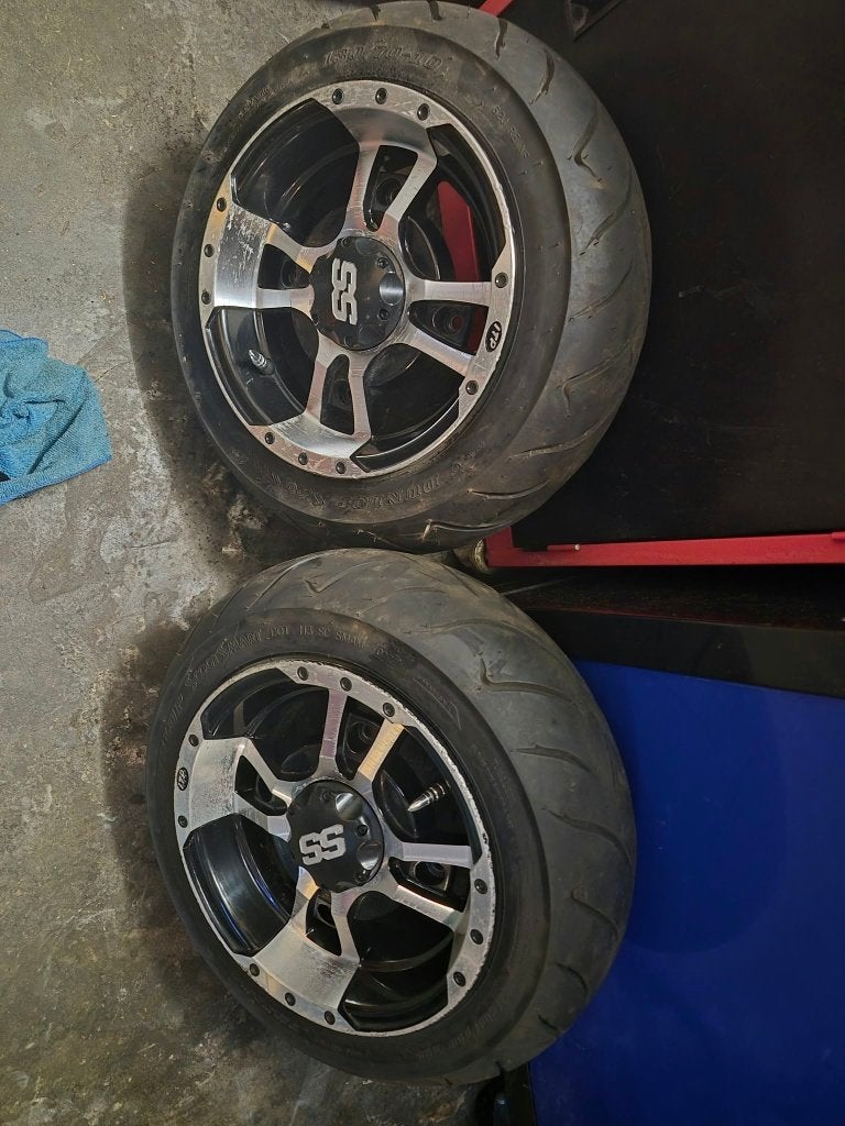 jantes raptor 250 350 600 660 700cc pneus route
