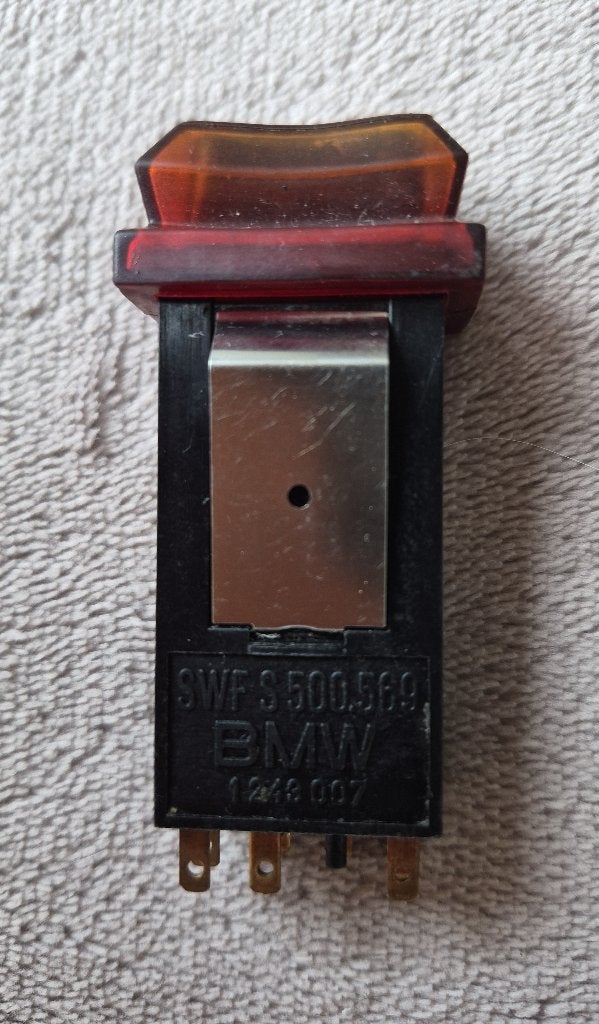 Schakelaar voor alarmlichten BMW R60/6 tot R100 R45/R65, Motoren, Ophalen of Verzenden, Nieuw