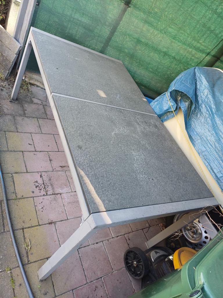 Tuinset met 4 stoelen., Ophalen, Gebruikt, Rechthoekig