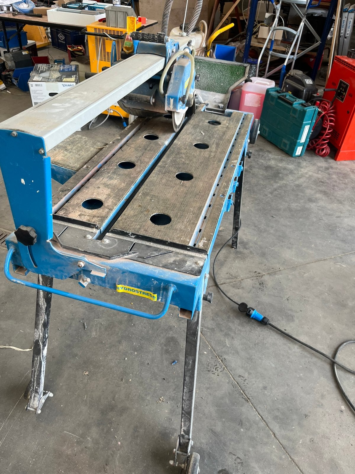 Diamantzaagmachine, Enlèvement, Utilisé