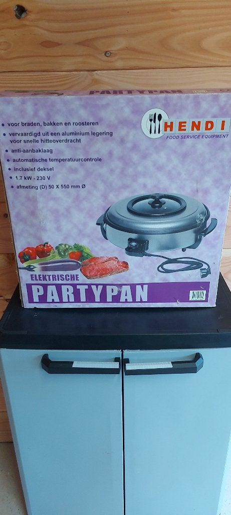 Hendi Elektrische Partypan XXL, Ophalen, Nieuw, Elektrisch