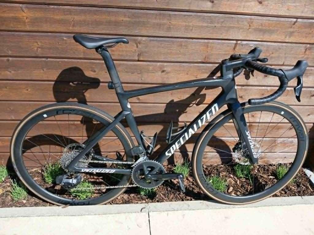 Gespecialiseerde Tarmac SL7, Fietsen en Brommers, Ophalen, 10 tot 15 versnellingen, Schijfrem, 53 tot 57 cm