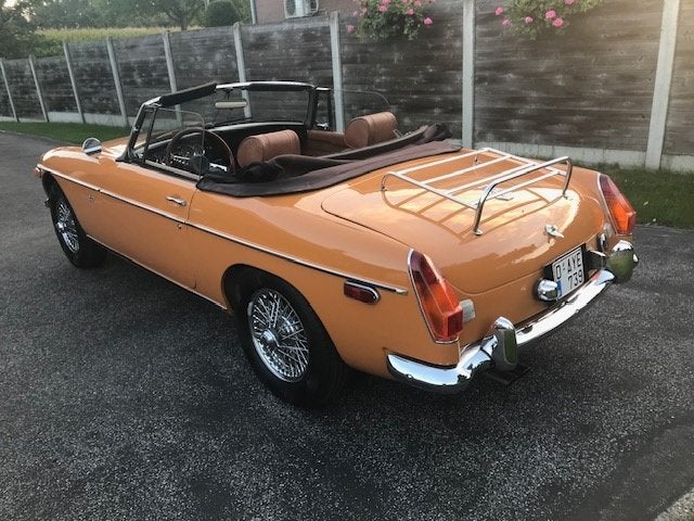 oldtimer MG B, Achterwielaandrijving, Overige kleuren, Cabriolet, Handgeschakeld