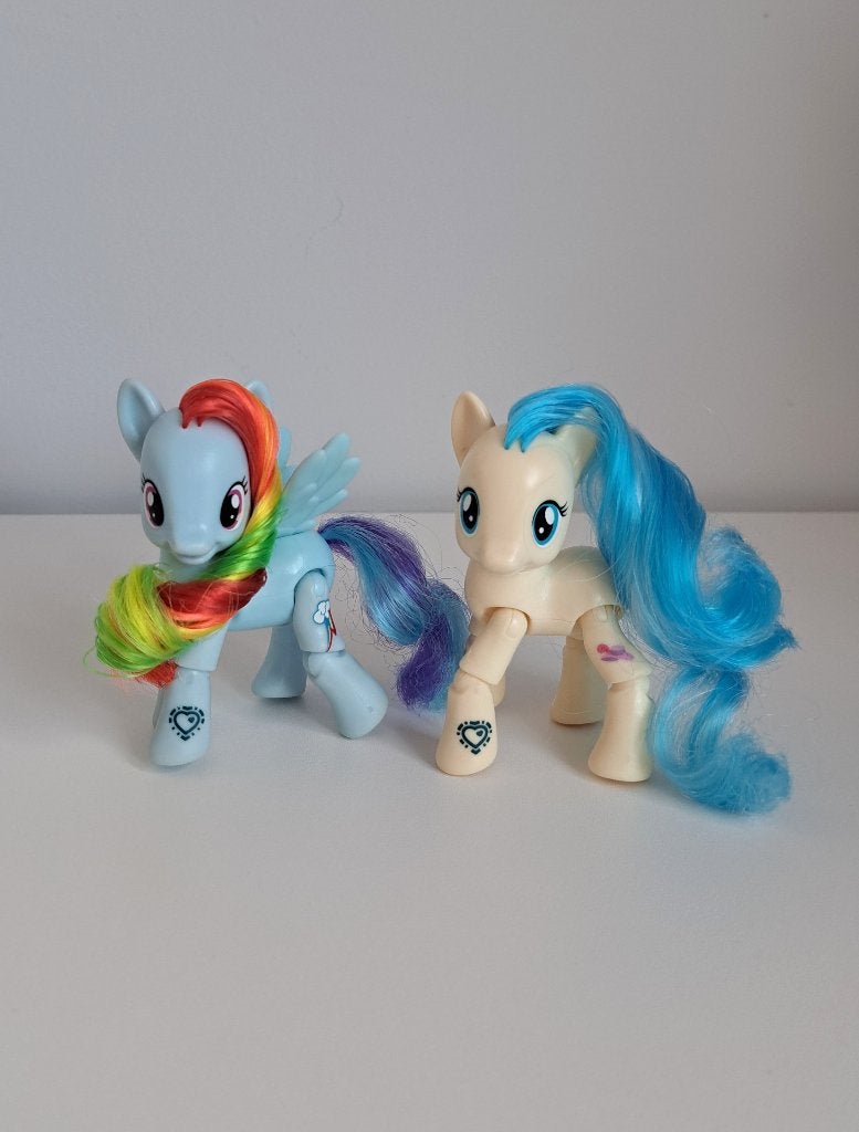 My Little Pony - Miss Pommel & Rainbow Dash - G4 Hasbro, Enlèvement ou Envoi, Utilisé