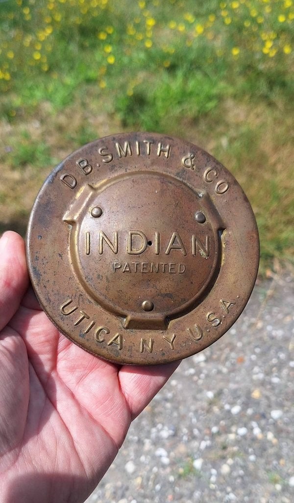 Vintage D.B. Smith & Co. Indian Patented Utica N.Y. U.S.A., Collections, Enlèvement ou Envoi, Utilisé, Autres types