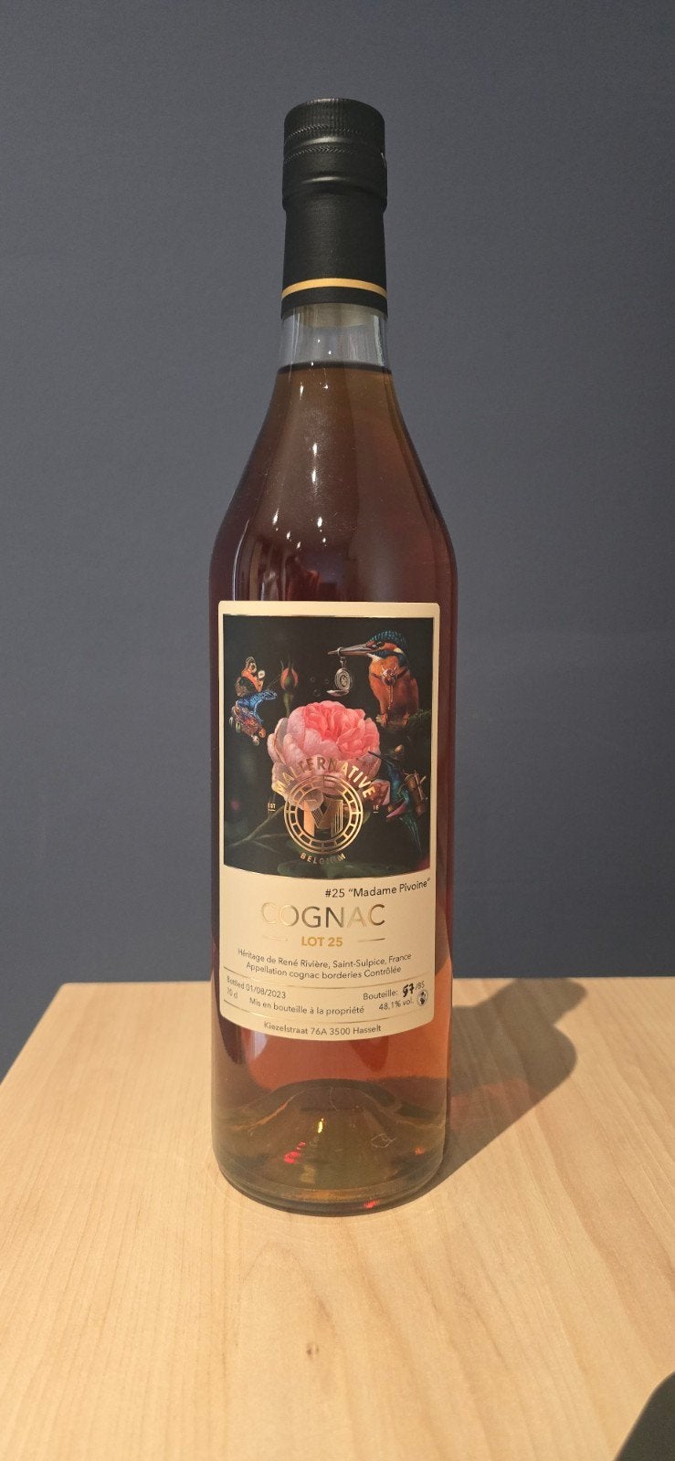 Cognac broderies lot 25 Malternative Rare spirit echange ok, Collections, Enlèvement ou Envoi