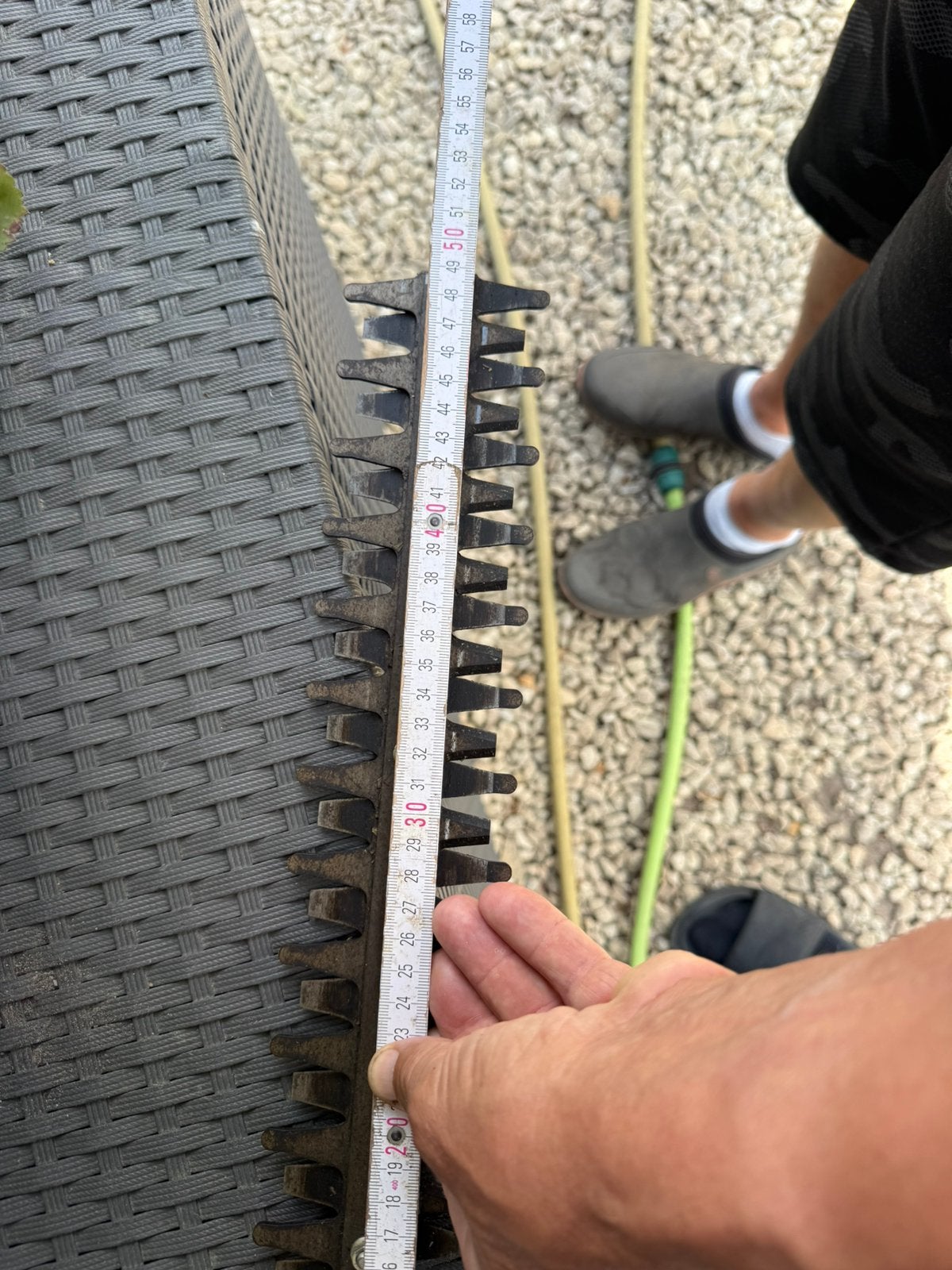Stihl heggeschaar hs45, Jardin & Terrasse, Enlèvement, Utilisé, Essence