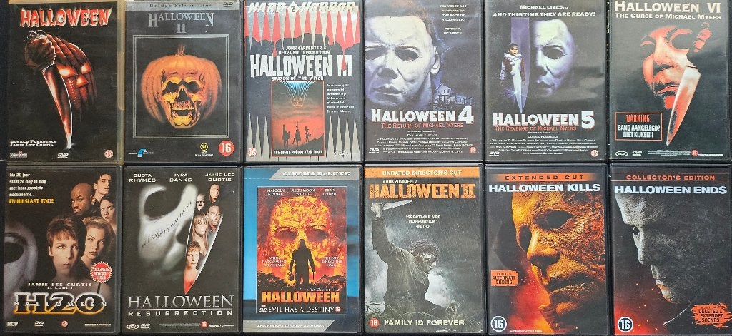 Halloween Collectie, Cd's en Dvd's, Dvd's | Horror, Zo goed als nieuw, Engels, Nederlands, Ophalen of Verzenden
