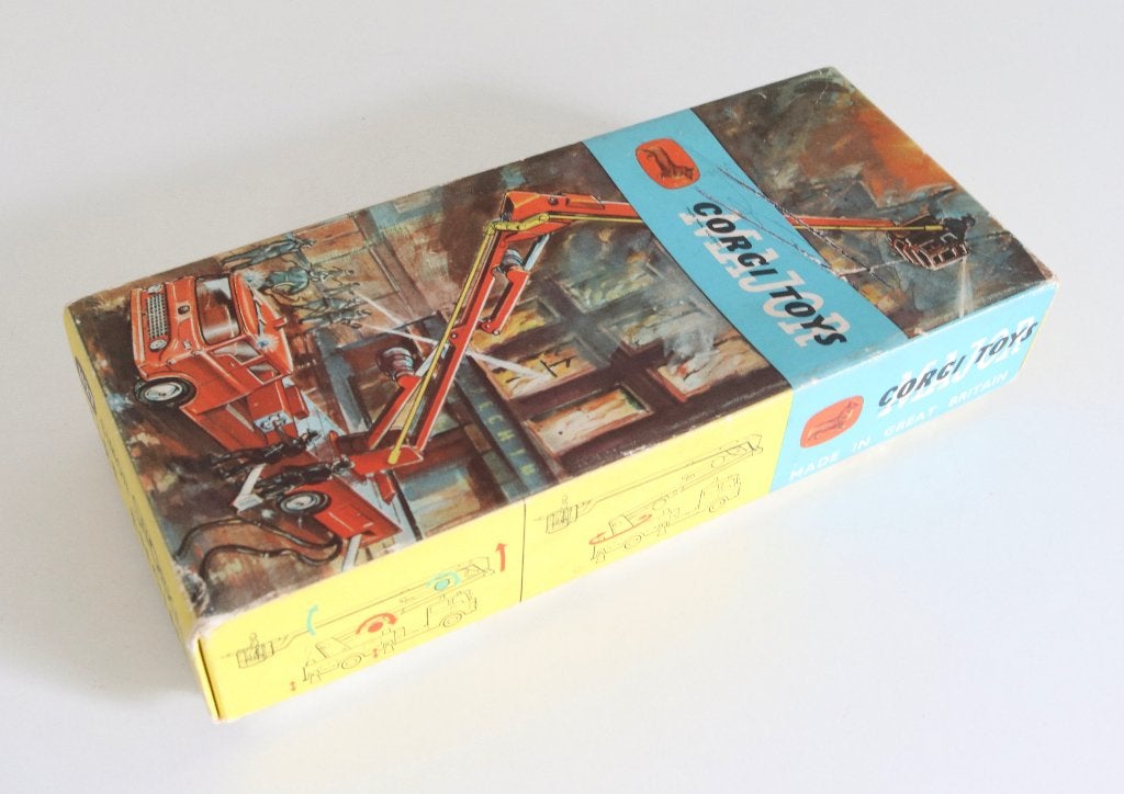 Corgi 1127 Simon Snorkel Fire Engine With Original Box, Enlèvement, Utilisé, Corgi