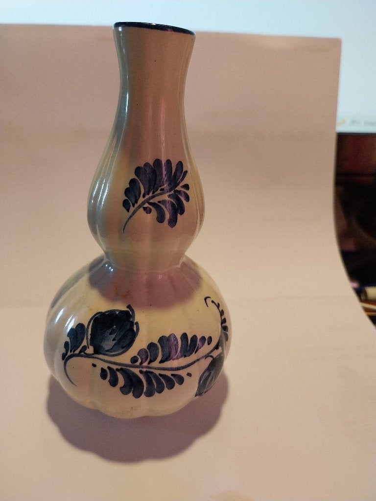 VINTAGE PETIT VASE DE DELFTS EN CERAMIQUE DE 1970, Enlèvement ou Envoi, Utilisé, Autres types