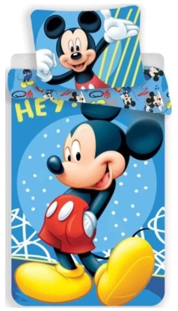 Mickey Mouse Dekbedovertrek 140 x 200 cm - It's Me, Kinderen en Baby's, Blauw, Dekbedovertrek, Nieuw, Ophalen of Verzenden